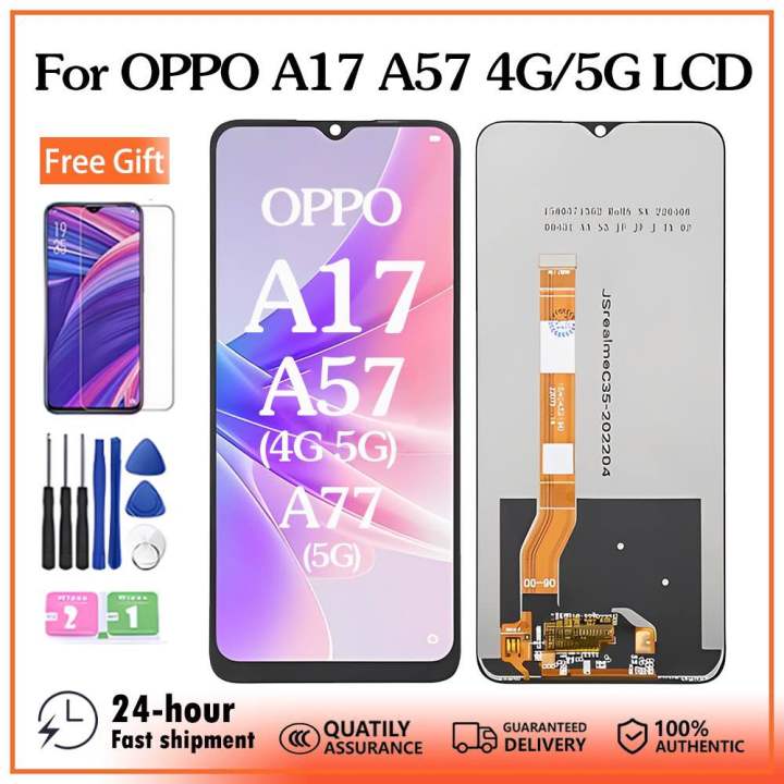 Écran + Tactile Pour Oppo A17, A17k, A57 4G, A57s, A77 4G - Pièce Détachée D'occasion