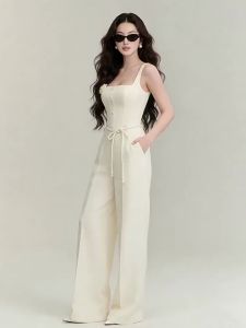 Floral Decorative Jumpsuit High Fashion Elegance