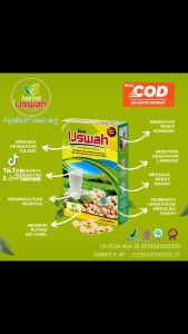SOYA USWAH - Nutrisi Kesehatan Lambung Obat Asam Lambung Naik Berlebihan Atasi GERD Sakit Maag Mual Perut Kembung Susu Kedelai Bubuk Halal Original Asli - Herbal Uswah