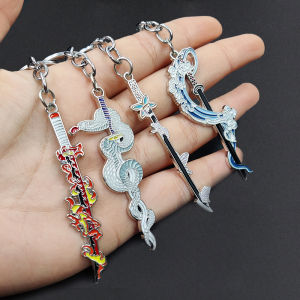 Móc Khóa Kiếm Anime Diệt Quỷ Kimetsu No Yaiba Tanjirou Nezuko Shinobu Mặt Dây Chuyền Vũ Khí Hợp Kim Kẽm Dành Cho Cosplay