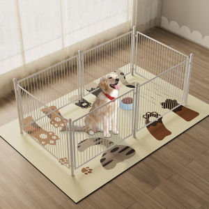 Pet Mat Waterproof Anti-Urine PVC Special Anti-Bite Fence Anti-Slip Mat Dog Cage Cat Anti-Scratch Dog Bed Sleep Mat