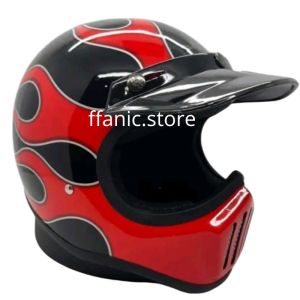 Helm Full Face Cakil Motif Animo Pet Trasparan motorcycle
