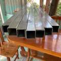 เหล็กกล่องกลับวาไนซ์ 3”x3” หนา 1.5 mm ความยาว 8-220 cm ราคาถูกสุด!!!. 