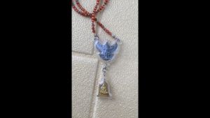 Pendant Necklace (Supreme Authority Success & Business Wealth) Thai Amulet Garuda & LP Wahn Rian 神鹰配龙婆弯权威招财泰国佛牌