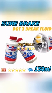 Sure Brake 150ml Universal Brake Fluid Moto Dot 3 Brake Fluid Heavy Duty And Off-Road Motorcycle