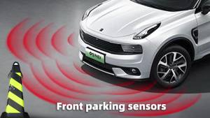 Car Front Parktronic 4 Parking Sensor Kit Prefix Concealed Built-in Flat Assistant System Not Reversing Backup Radar