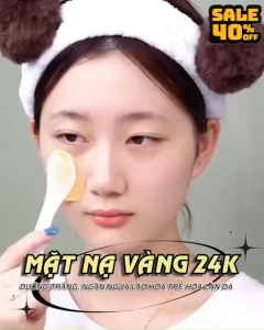 Mặt Nạ Vàng Lột Mụn Dưỡng Trắng Da Giảm Nhờn Se Khít Lỗ Chân Lông Làm Sạch Sâu Ngăn Ngừa Mụn Chống Lão Hóa Hiệu Quả