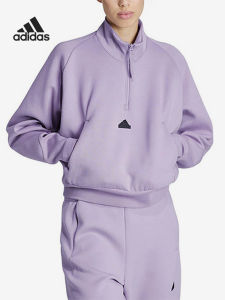 adidas | Áo Hoodie Thể Thao Cổ Đứng Nữ