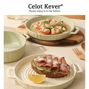 Multipurpose Ceramic Dish For Baking Roasting Microwave Airfryer and Serving