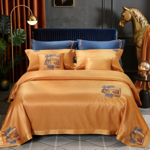 FUANNA (富安娜) | Elegant Embroidered Bedding Set 100S Long Staple Cotton