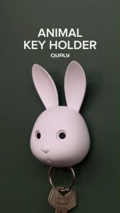 Bella Bunny Key Holder ที่แขวนกุญแจ ดีไซน์ กระต่าย แถมฟรีกาวสองหน้า 3M Qualy (ควอลี่)