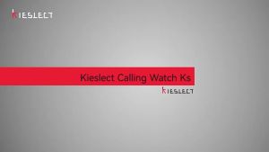 Kieslect Ks Smart Watch ราคาพิเศษ 3299 บ. - สมาร์ทวอทช์ AMOLED 10 วันการแผนภูมิ โทรหรือเสียงได้