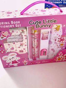 Bộ hộp quà 8 món Dụng Cụ Học Tập cao cấp Hình hoạt hình mới nhất dành tặng Cho Học Sinh hot trend