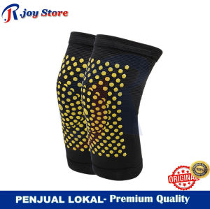 R.joy Sepasang Sabuk Terapi Pemanas Lutut Alat Terapi Sarung Penghangat Lutut Nyeri Sendi Pain Relief Knee Brace Knee Pad