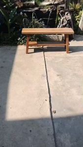 ม้านั่งไม้เต็งแผ่นเดียว ม้านั่งสนาม ม้านั่งยาว เก้าอี้ไม้ เก้าอี้ยาว ม้านั่งกลางแจ้ง เก้าอี้สนาม Bench Chair Wood