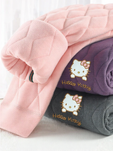 Hello Kitty | Thermal Fleece Leggings Girls Tights Warm