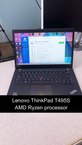 【Lenovo Laptop】Lenovo ThinkPad T495S，14 inch，AMD Ryzen processor，Integrated AMD Radeon Vega 8 Graphics