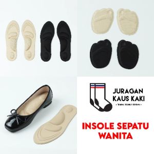 Insole Sepatu Wanita 4D Sol Dalam Soft Pad Bantalan Kaki Flat Shoes