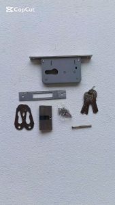[ VIENA ] Body Kunci Pintu Dorong Geser Body Kunci Sliding