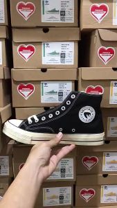 BIGPROMO!!! Sepatu Ventela BTS High Black Natural - Sepatu Sekolah Pria/Wanita Size 36-44