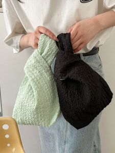 Túi Xách Vải Bố Phong Cách Nhật Bản Họa Tiết Nổi Chất Liệu Mềm Cỡ Trung Bình Lý Tưởng Cho Việc Sử Dụng Thường Ngày Và Trẻ Trung