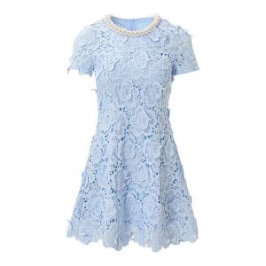 ON&ON | ชุดเดรสกระชับเอวสไตล์เกาหลี ปักและประดับเลื่อม