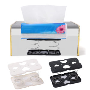 【Free Shipping】Convenient Tissue Box Spring Bracket Tissue Box Bottom Brackets Spring Lifting Bracket