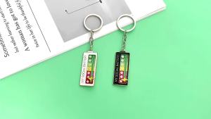 Bandai | Creative And Fun Feel Emotional Expression Management Keychain Movable Selection Social Badge Niche And Personalized Pendant