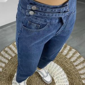 Celana Jeans Boyfriend Highwaist Wanita Celana Panjang Jins HW / Celana Denim Baggy Jeans Fashion Style SE P546