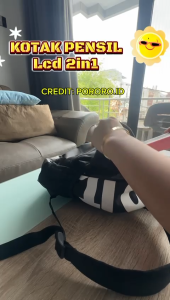 Kotak Pensil LCD 2 in 1 Tablet Writing Drawing Pen VIRAL LCD Drawing Pad