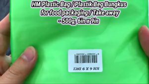 1KG HM HD Plastic Bag Plastik Beg Bungkus Drink / Food / Takeaway / Air/ Makanan / Dabau