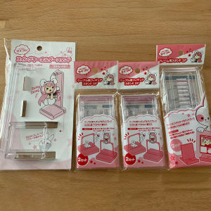 Anime Keychain Display Stand Cute Animal Storage Organizer Japanese PP Material Compact Size Ideal for Home Organization