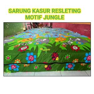 SARUNG KASUR RESLETING MOTIF ANAK-ANAK [JUNGLE]