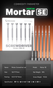 MECHANIC | MECHANIC Mortar SE S2 6-in-1 Magnetic Screwdriver Set Anti-Slip Steel Mobile Phone Repair Tools Kit Noise Reduction
