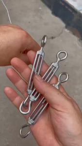 *พร้อมส่ง!!* ตะขอปรับระดับ OC เกลียวเร่ง สแตนเลส 304 เกลียวเร่งสแตนเลส แบบ ตะขอเกี่ยว 2 ด้าน แบบกลม (ราคาต่อชิ้น)