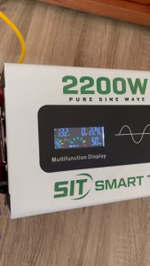 Biến Tần Kích Điện SIT 2200W 12V-24V Sang 220V Sóng Sin Tinh Khiết Màn Hình LED Cao Cấp