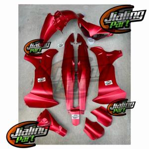 (COD) paket Full Set Body Jupiter Z Maroon doff bodi Halus Jupiter Z Burhan Warna Maroon Doff