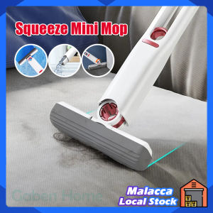 Mini Mop Portable Desk Cleaning Mop Hands-Free Squeeze Sponge Home Kitchen Glass Window Mini Mop Cleaning Supplies 迷你拖把