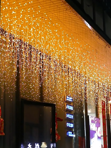 Waterfall Light festival decorative Lights warm atmosphere radiant Light string home furnishing store hotel square Decorative Lights String Christmas Halloween LED decorative lamp Fairy Series
