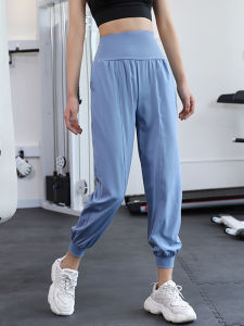 กางเกงโยคะเอวสูง กางเกงวิ่ง กางเกงออกกำลังกาย กางเกงขายาวทรงหลวม แห้งเร็ว กางเกงขายาวสำหรับผู้หญิง กางเกงขายาวสำหรับออกกำลังกาย