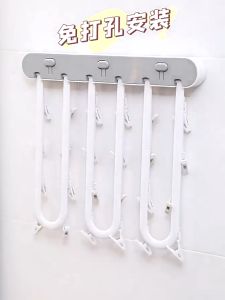 Little.Daisy98 ราวตากผ้า จัดระเบียงแบบไม่ต้องเจาะชั้น พร้อมส่ง  พับได้ติดผนัง