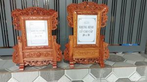Khung ảnh thờ tứ linhkhung hình thờ gỗ hương cao cấp kt 20x25 cm và 20x30 cm