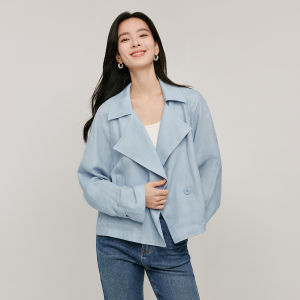 INMAN | Large Collar Long Sleeve Blouse