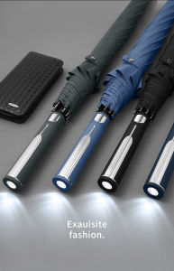 Golf (long pole) umbrella windproof and quick-drying automatic opening large (large) suitable for men and women long handle umbrella straight handle mens double three-person wind-resistant oversized umbrella