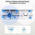 Wavlink AC1200 Dual Band Wireless Range Extender WiFi Repeater Router WPS Button 4 External Antennas. 