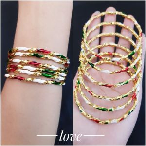 Xuping Gelang Keroncong Dewasa Isi 6Pcs Cantik Full Colour