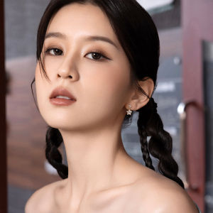 ZHOU LIU FU 周六福 S925 Sterling Silver Earrings Cubic Zircons Earring Cute Star Drop Earring for Women Girl J0914407