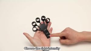 Finger Exerciser Hand Grip Strengthener Adjustable Silicone Forearm Wrist Trainer for Fitness Workouts Injury Recover Home Gym