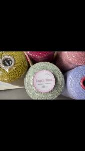 Yarn - Sợi Linen Bling Kim Tuyến - Sợi xe/se nhẹ | Cỡ sợi ~ 0.8mm | Đan móc áo váy mùa hè - Bán theo cuộn | Terri Store