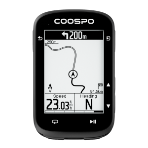 COOSPO CS500 Máy Tính Không Dây Dành Cho Xe Đạp GPS Máy Đo Đường Đi Xe Đạp Đồng Hồ Tốc Độ Điều Hướng Tuyến Đường Bluetooth 5.0 ANT + Đồng Hồ Bấm Giờ Chống Nước IPX7
